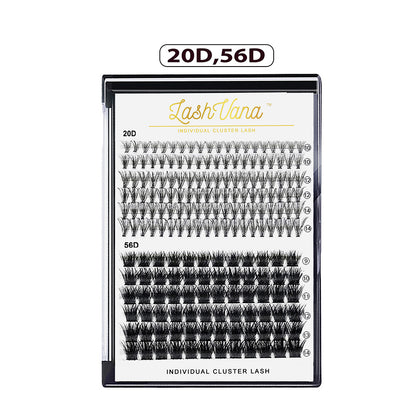 DIY Eyelash Extension Kit - Natural Cluster Lashes