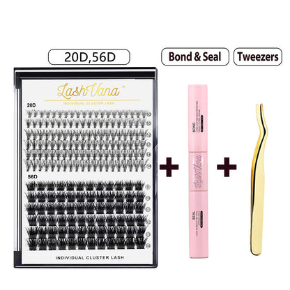 DIY Eyelash Extension Kit - Natural Cluster Lashes