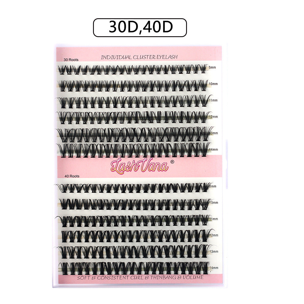 DIY Eyelash Extension Kit - Natural Cluster Lashes
