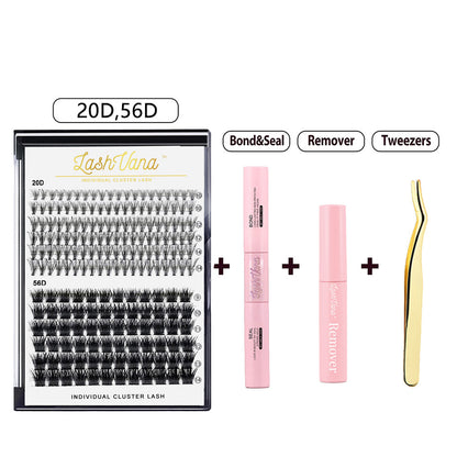 DIY Eyelash Extension Kit - Natural Cluster Lashes
