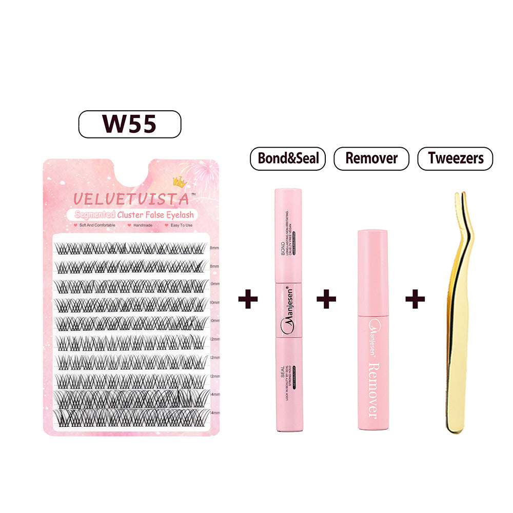 DIY Eyelash Extension Kit - Natural Cluster Lashes