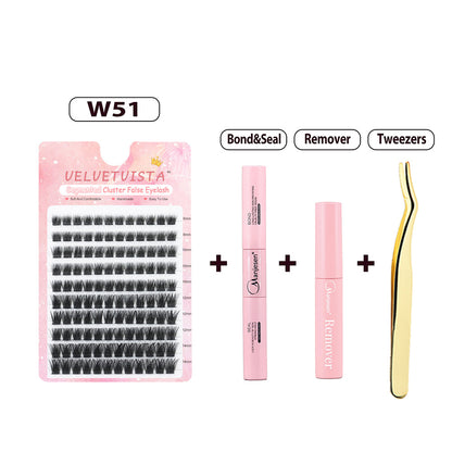 DIY Eyelash Extension Kit - Natural Cluster Lashes