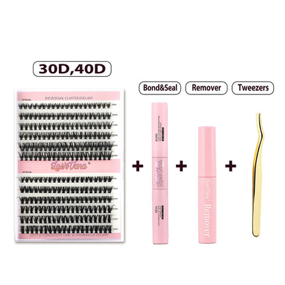 DIY Eyelash Extension Kit - Natural Cluster Lashes